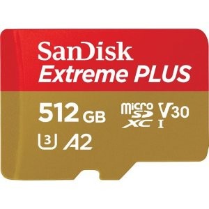 SanDisk Extreme PLUS 512GB microSDXC 储存卡