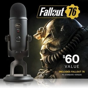 Blue Microphones Yeti USB电容话筒 + 《辐射76》套装
