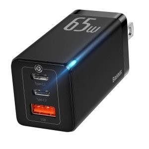 Baseus 65W 氮化镓 2C1A 快充充电器
