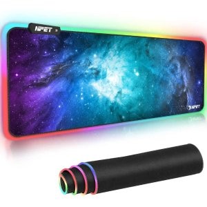 NPET MP02-SP RGB 鼠标垫 可卷曲 31.5 x 12"