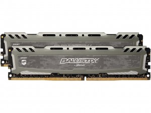 Crucial Ballistix Sport LT 16GB (8GBx2) DDR4 3000 BLS2K8G4D30BESBK
