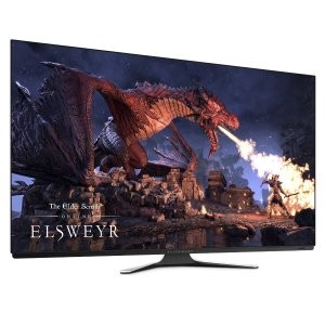 Alienware 55吋 4K 120Hz OLED G-Sync 电竞显示器 AW5520QF