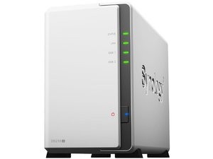 Synology DS218j DiskStation 双硬盘槽NAS（不含硬盘）