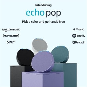 首降：Echo Pop 全新轻量化 智能蓝牙音箱 多色可选