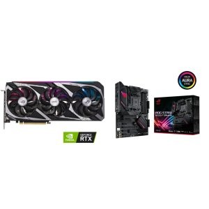 ASUS ROG Strix GeForce RTX 3060 12GB + Strix B550-F 主板