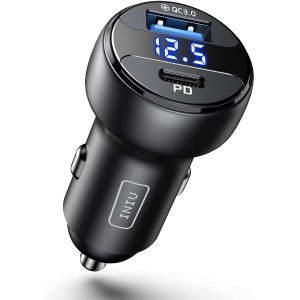 INIU 66W USB C+USB A PD 车载充电器