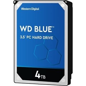 WD Blue 4TB WD40EZRZ 机械硬盘 5400 RPM 64MB