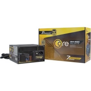 限今天：Seasonic Core GM-650 650W 80+金牌 半模组电源