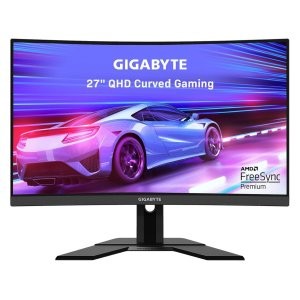 限今天：GIGABYTE G27QC 27" 165Hz 1440P 1500R 曲面显示器