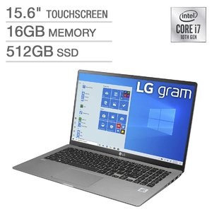 LG gram 15.6" 全高清触屏本 (i7-1065G7, 16GB, 512GB)