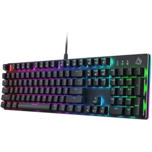 AUKEY KM-G12 RGB 全尺寸机械键盘 青轴