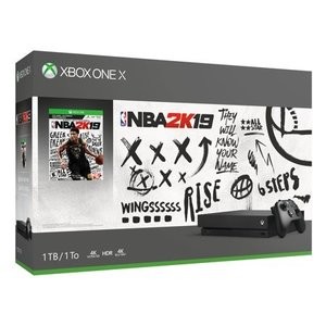 Xbox One X 1TB NBA 2K19 套装