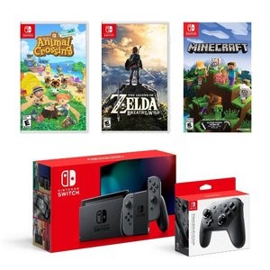 Nintendo Switch 灰色续航版超级套装