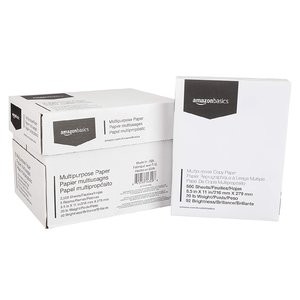 AmazonBasics 多用途打印复印纸 信纸 2500张