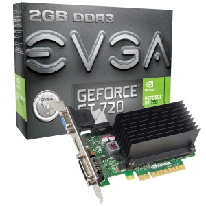 EVGA GT720 DDR3 2G无风扇版