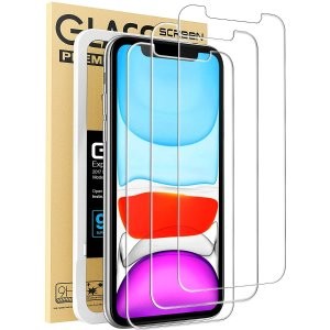 Mkeke iPhone XR & iPhone 11 钢化膜 3片装