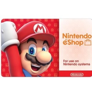 Nintendo eShop $50 礼卡 email 发送