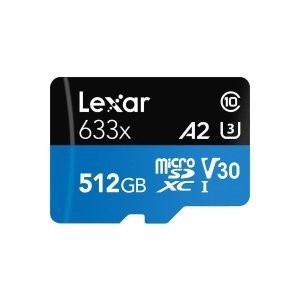 Lexar 633x 512GB U3 A2 MicroSDXC 存储卡