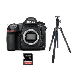 Nikon D850 全幅旗舰单反机身 + 脚架 SD卡套装