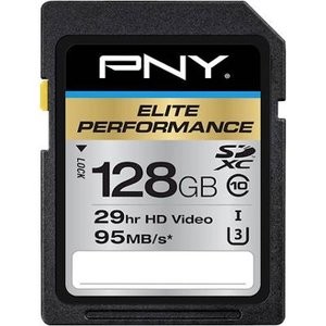 PNY 128GB Elite Performance UHS-I/U3 SDXC 存储卡