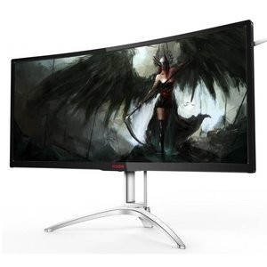 AOC Agon 35吋 1800R曲面 120Hz G-Sync 1440p电竞显示器
