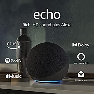 史低价：Echo 4代 Alexa 智能家居语音助手