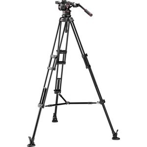 Manfrotto Nitrotech N12 & 545B 液压云台 + 双管三脚架系统