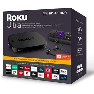 Roku Ultra 4670R 4K HDR 电视盒子 2019款 带JBL耳机