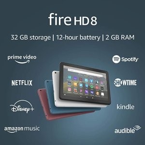 Fire HD 8 平板 8" 10代翻新版, 高清屏+32GB内存+12h续航