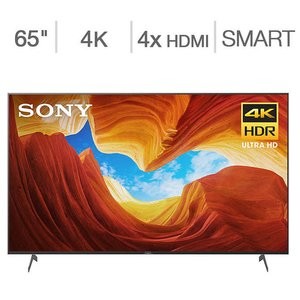 Sony 65" XBR65X90CH 4K HDR LED 智能电视