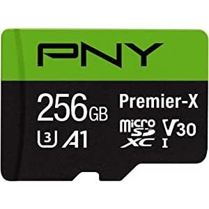 PNY 256GB Premier-X Class 10 U3 V30 microSDXC储存卡