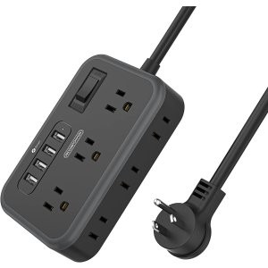 NTONPOWER 6孔交流电插排 自带4USB充电口