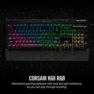 CORSAIR K68 Cherry MX红轴 RGB 机械键盘