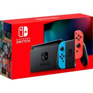 补货：Nintendo Switch 全新续航增强版 32GB 红蓝色