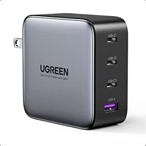 UGREEN 100W 3C1A 氮化镓快充适配器