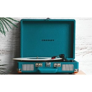 Crosley CR8005F-TN 3速 蓝牙 便携黑胶唱机