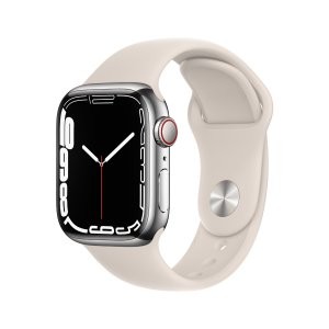 史低价：Apple Watch Series 7 41mm 蜂窝网络 不锈钢表壳版