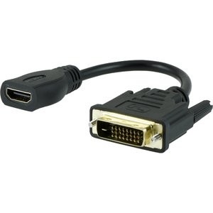 GE DVI 转 HDMI 转接头 DVI公转HDMI母