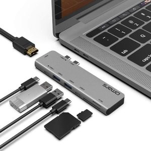 Omars 7合1 多功能USB MacBook雷电拓展坞