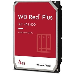 WD Red Plus WD40EFZX 4TB NAS 红盘 5400转 128MB缓存
