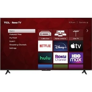 TCL S455 50" 4K HDR Roku TV 智能电视