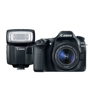 官翻 Canon EOS 80D 18-55mm 套机 + EL-100闪光灯