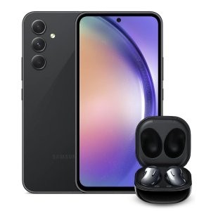 三星Galaxy A54 5G 智能手机 + Galaxy Buds Live 无线耳机