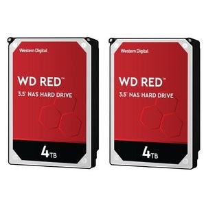 WD Red 4TB NAS硬盘 两个