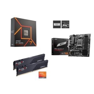 AMD Ryzen 7 7700X + 32GB DDR5 + B650M主板 套装