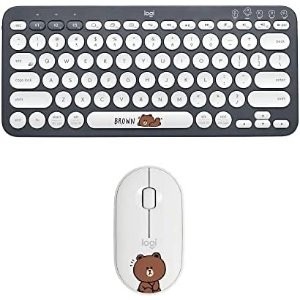 Logitech K380 蓝牙键盘 + M350 蓝牙鼠标 Line-Friends 版