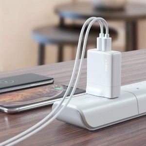 AUKEY 24W 双插头 GaN黑科技 超便携快充适配器, 双色可选