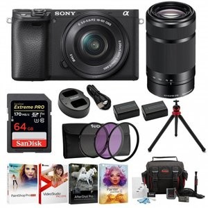 Sony a6400 微单 16-50mm + 55-210mm 双镜头套机