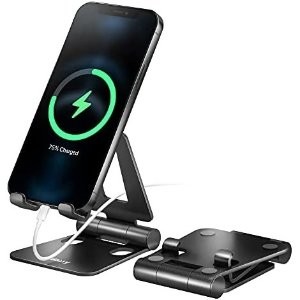 Nulaxy A4 可折叠铝合金手机支架, 多型号设备通用