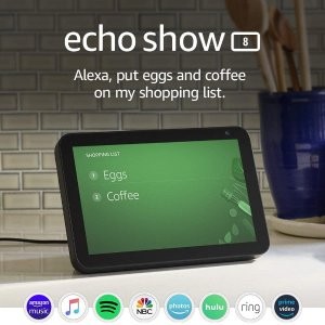 Echo Show 8 新款家庭智能助手 立减$55